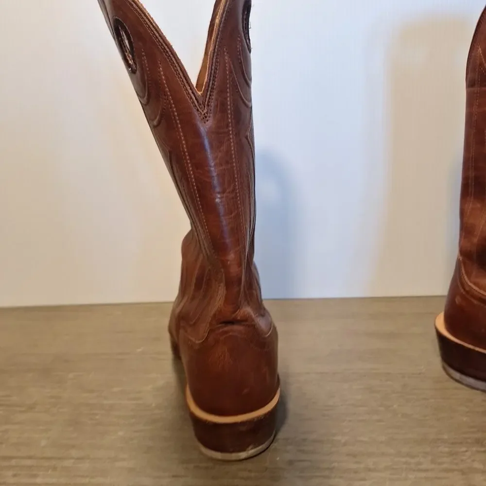 Tacovas Prescott 8.5 Brown Cowboy Boot - Picture 5 of 12